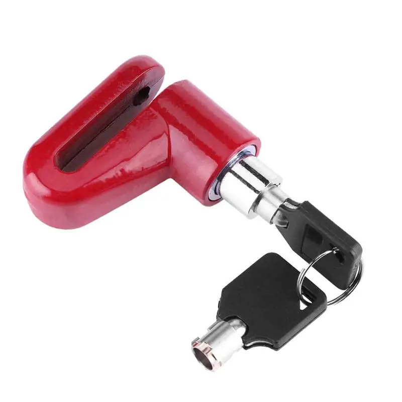 Motorcycle Bicycle Sturdy Wheel Disc Brake Lock Small Moto Security