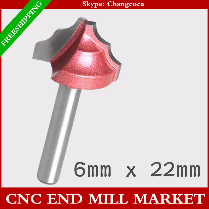 6mm22mmwoodtoolCNCmachinemillingcuttersolidCarbideendmill