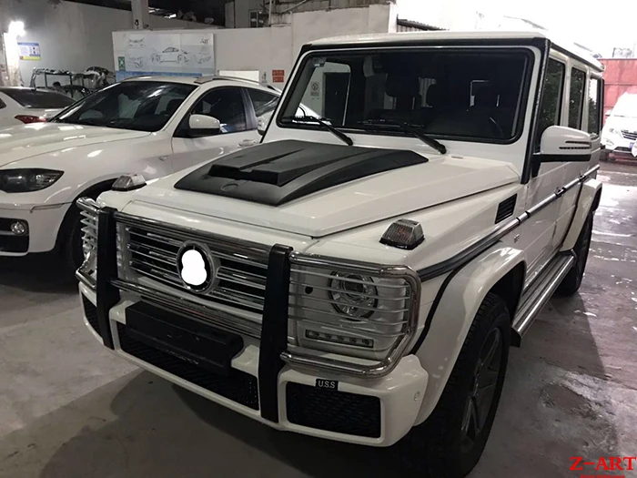 Z-ART карбоновое волокно капот двигателя для Mercedes Benz G класс карбоновое волокно крышка двигателя для G класс W463 карбоновое волокно капот двигателя