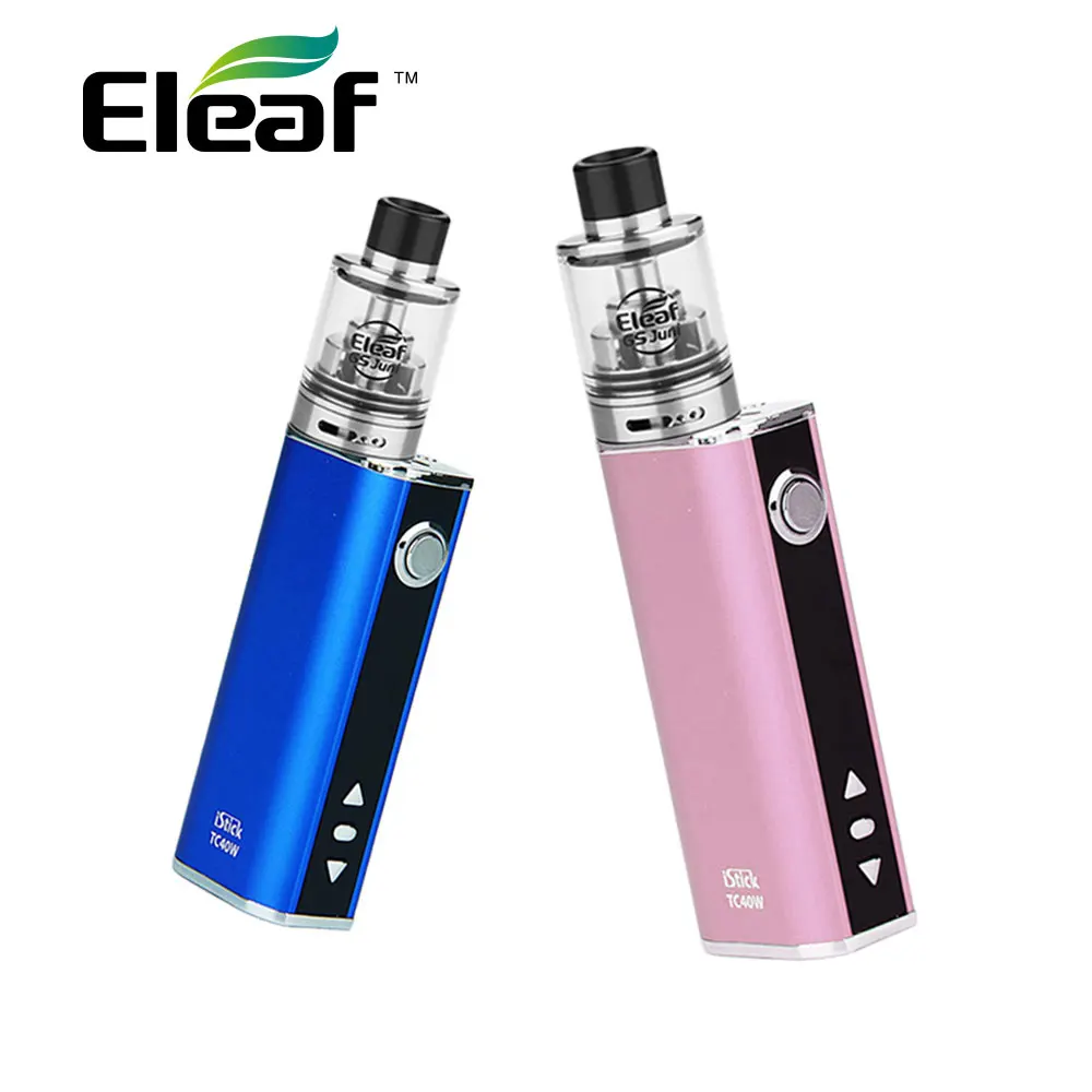 

Original 40W Eleaf istick E Cig Kit Built-in 2600mAh Battery 2ml GS Juni Atomizer Tank 0.75ohm/1.5ohm GS Air Coil Head Vape Kit