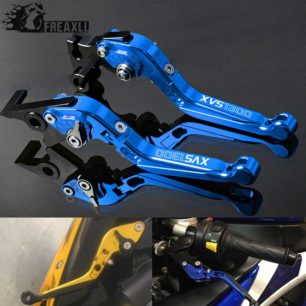 Аксессуары для мотоциклов YAMAHA XVS 1300 V-STAR DELUXE 2015-2017 Складные Выдвижные Регулируемые