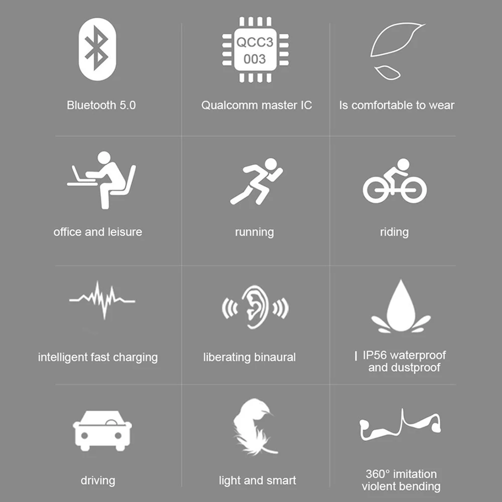 Bluetooth 5 0 S. Wear J20 Беспроводные наушники с костной проводимостью для спорта на