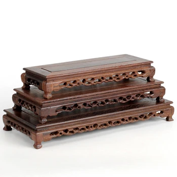 

F jade stone crafts ornaments jade red wood base base sub set of three rectangular few papaya chicken wings