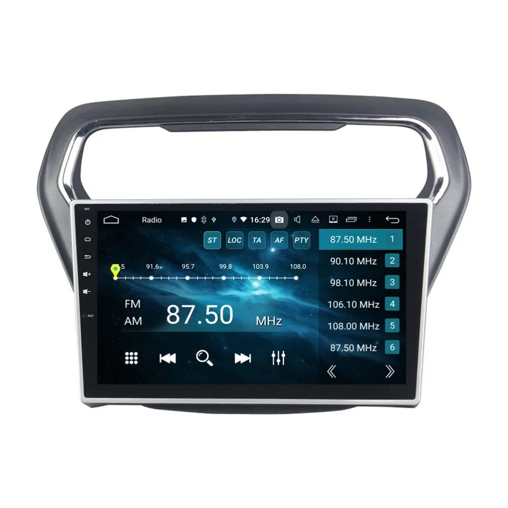 Top DSP 10.1" Android 9.0 Car DVD GPS Navigation Head Unit for Ford ESCORT 2014 2015 Radio GPS Bluetooth 4.2 WIFI USB 5