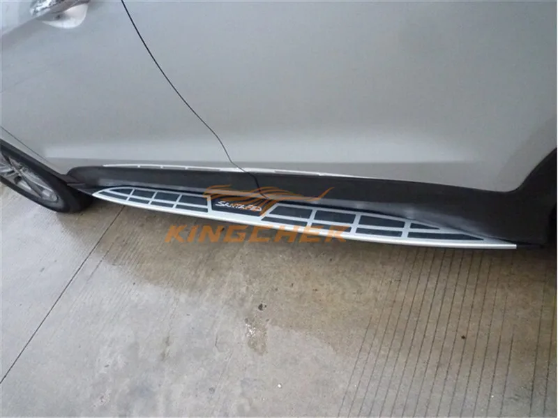 

High quality aluminium running board side step nerf bar Suitable FOR Hyundai Santa Fe Sport ix45 2013 2014 2015 2016 2017