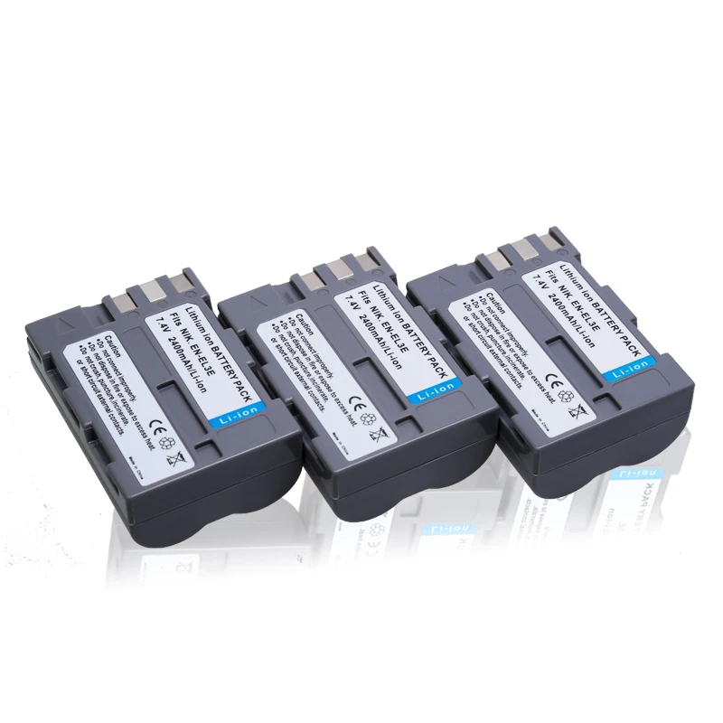 AOPULY 3 шт. EN EL3E ENEL3E EL3e батарея для камеры + ЖК зарядное устройство USB Nikon D300S D300 D100 D200