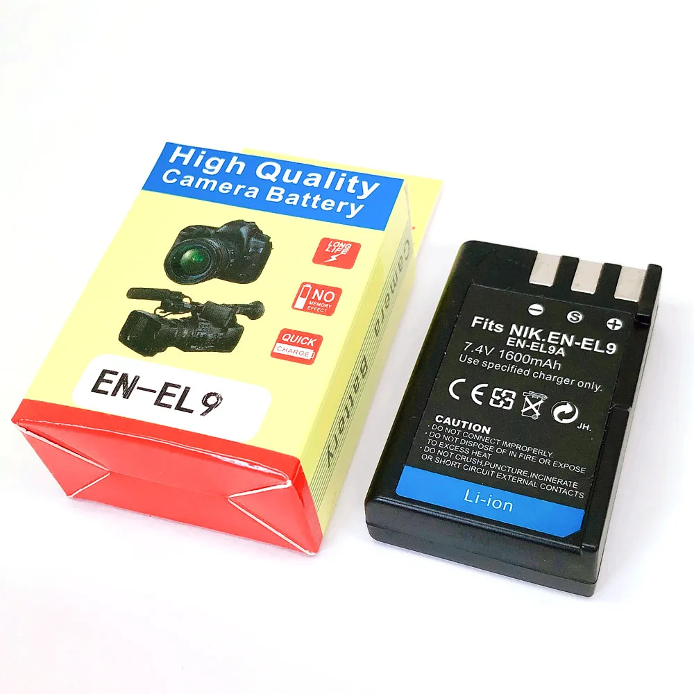 

EN-EL9 EN EL9 ENEL9 EN-EL9a EN EL9a ENEL9a SLR Camera Battery Pack For Nikon D40 D60 D40X D5000 D3000 L15 bateria аккумулятор
