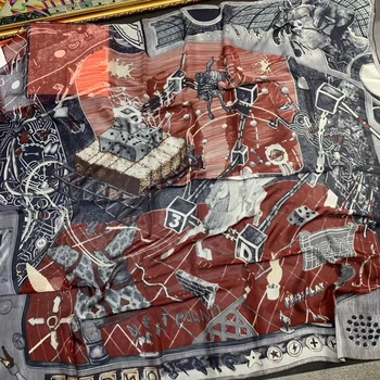 

Beautiful Silk Chiffon Shawl Scarf Fashion Multi-Function Beach Sunscreen Coat Scarves Office Air Conditioner Shawl 140cm