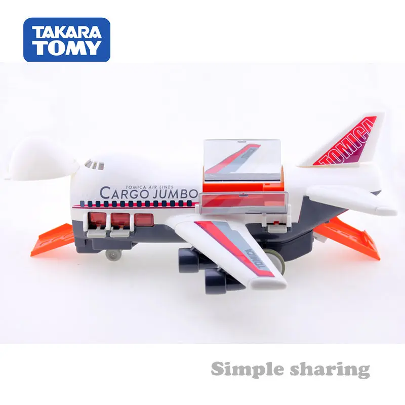 TAKARA TOMY TOMICA cargo JUMBO комплект модели самолета diecast pop детские игрушки волшебный Забавный развивающий самолет игрушки горячий миниатюрный самолет