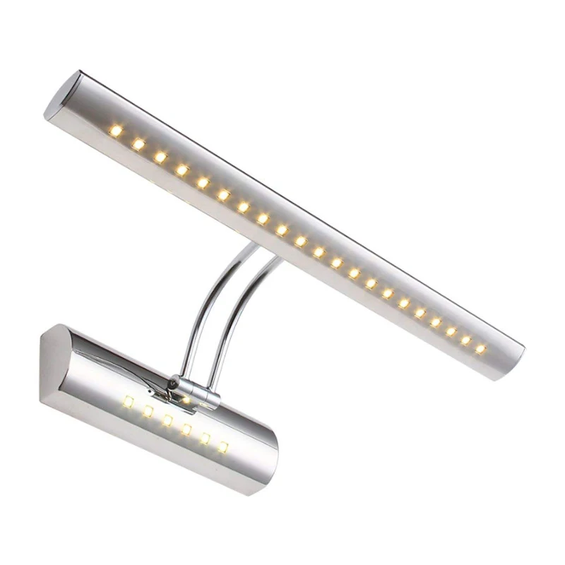 Günstige DONWEI 7 W 9 W LED Make Up Spiegel Licht Edelstahl Wand Lampe Moderne Home Decor Ligths Mit Schalter für Bad schlafzimmer AC 110 V 220 v