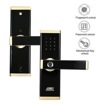 

Biometric Fingerprint Lock Security Intelligent Room Door Lock Fingerprint Password Mechanical Key Unlock for Office Residential