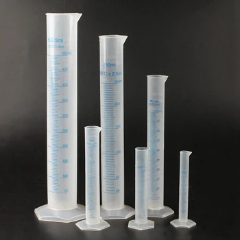 

10 25 50 100 250 500ml graduated cylinder to measure students Laboratory DIY 6 pcs