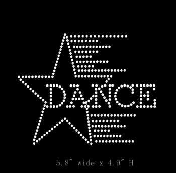 

Lowest price free shipping 20 Pcs/Lot Hot Fix Rhinestone crystal Motif Design bling rhinestone 'dance star