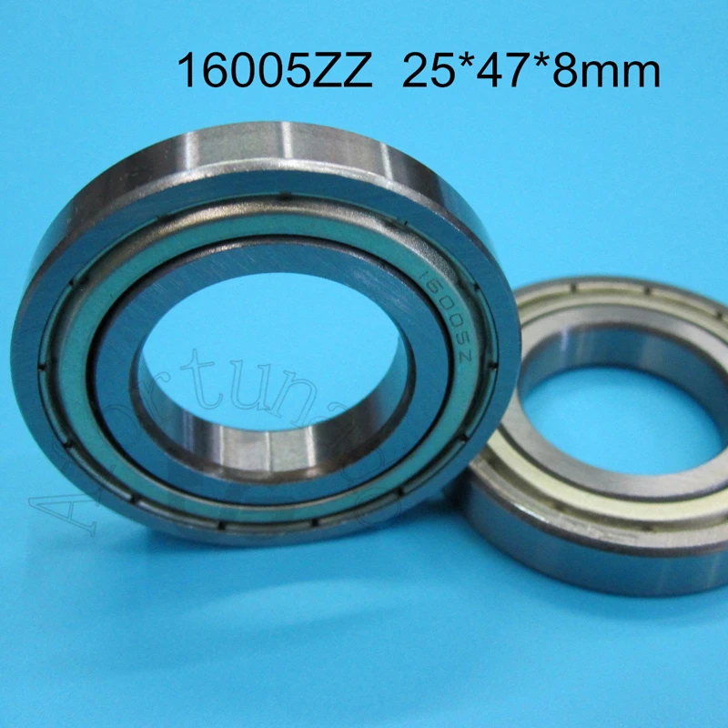 Подшипник 16005 16005ZZ 16005RS 25*47*8 (мм) из хромированной стали с глубоким желобом 1