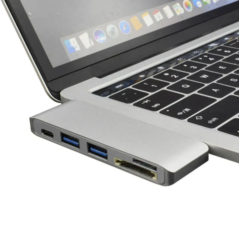 

USB HUB C HUB to Multi USB 3.0 HDMI Adapter Dock for MacBook Pro USB-C Type C 3.1 Splitter 3 Port USB C HUB PD TF SD card Reader