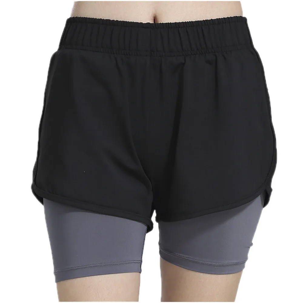 2019 Women's casual cotton sexy yoga shorts running shorts yoga jogging lightproof hot yoga shorts ladies gym fitness 40J1 (3)