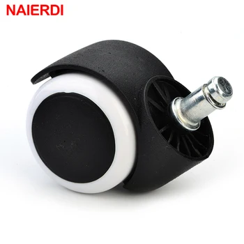 

NAIERDI 50KG Universal Mute Wheel 2" Replacement Office Chair Swivel Caster Rolling Roller Wheels Furniture Hardware