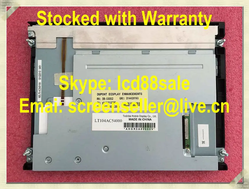 

best price and quality original LTA104AC54000 industrial LCD Display
