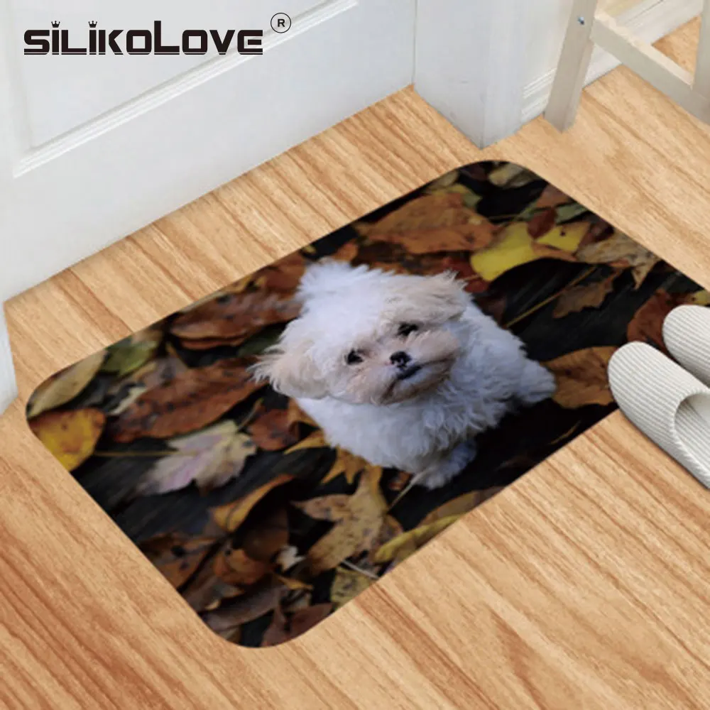 SILIKOLOVE 40*60 см нескользящий коврик для ванной с изображением животных собак кошек