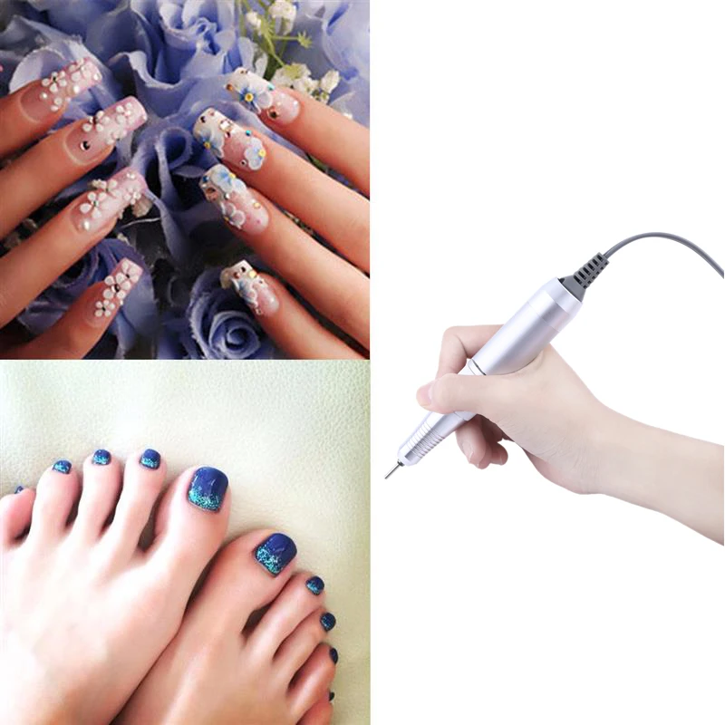 Electric Nails Drill Handle Machine Replacement Nail File Pen Polish Drill Equipmen Nails Accessori
