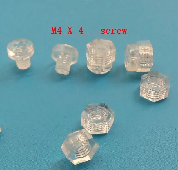 50 x Crosshead Countersunk Screws Nuts and bolts Acrylic Plastic Screws Transparent Clear Plastic Acrylic M3 x 16mm 1//8 x 5//8