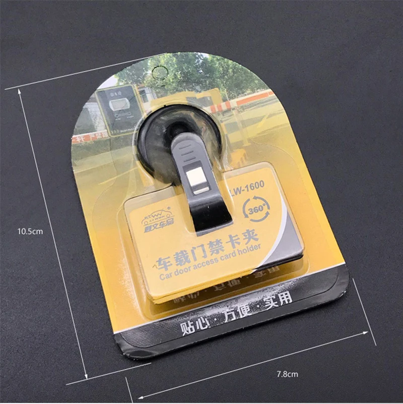 Car Vehicle Parking Ticket Permit Holder Clip Sticker Windscreen Window Fastener Sticker Card Holder For Car Styling Accessories