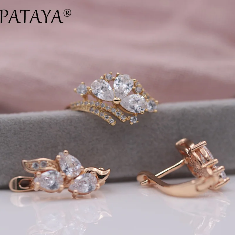 Новинка эксклюзивные ювелирные изделия PATAYA из 585 розового золота и белого