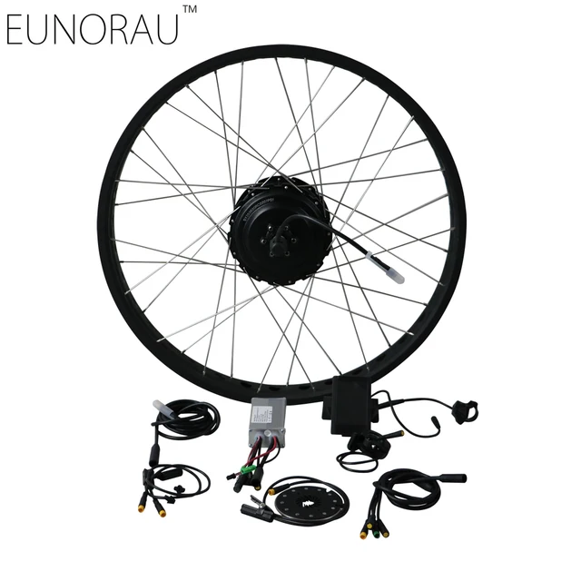 Best Price Electric Bike Kit 36V 500W Shengyi DGW25 cassette Fat Tire Electric Bicycle Wheel Rear Ebike Conversion Kits 20'',26''