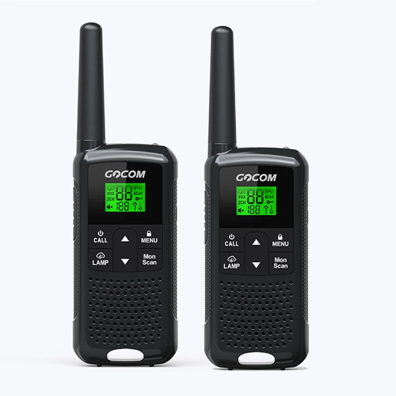 

2PCS Walkie Talkie Communicator Walkie-Talkie Transmitter Transceiver Channel Portable Two Way Radio With Led Light WT. G200