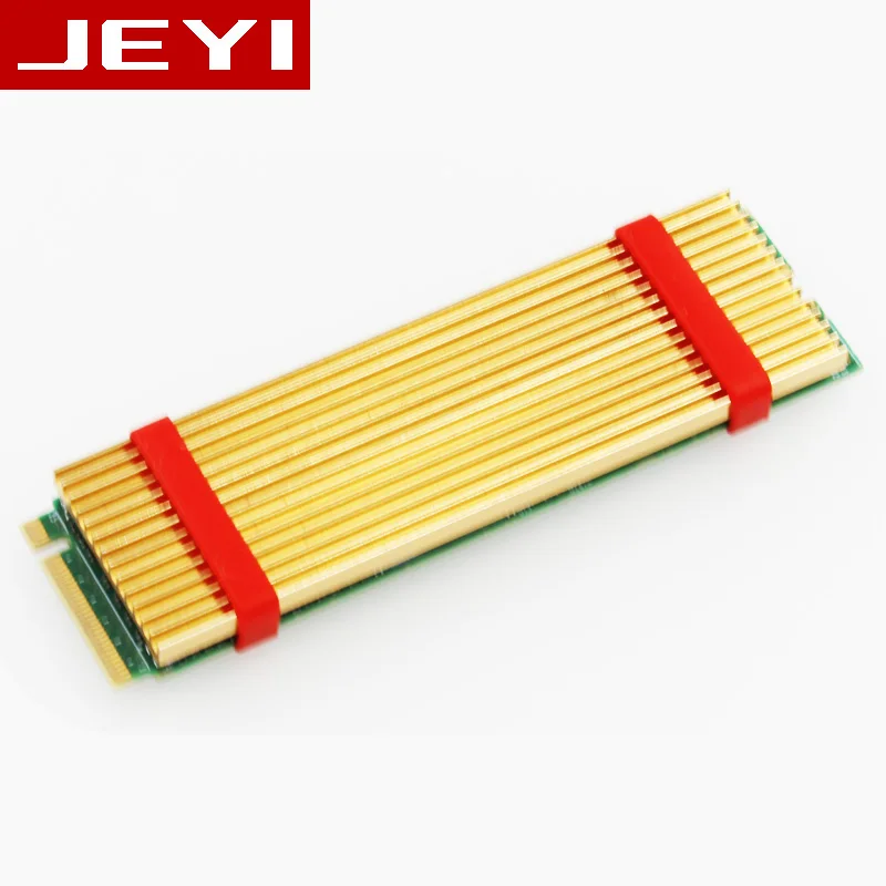JEYI N80 열 분산 폴드 바 NVME NGFF M.2 2280, 알루미늄 시트 열전도율 실리콘 웨이퍼 냉각