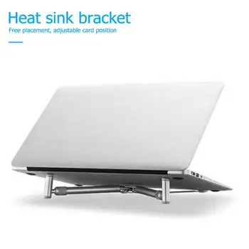 

Universal Aluminum Alloy Laptop Holder Folding Adjustable Portable Notebook Tablet X-Stand Bracket Notebook Tablet X-Stand New