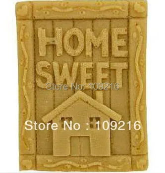

wholesale!!! 1pcs HOME SWEET House (R0728) Silicone Handmade Soap Mold DIY Mold