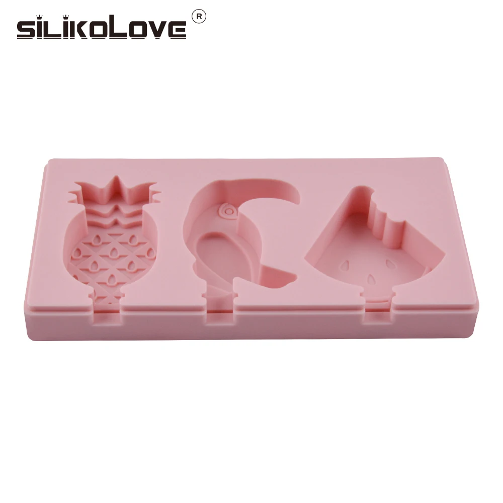 SILIKOLOVE силиконовые формы мороженого с крышкой лоток DIY ручной работы фруктовый