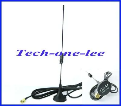 

10pcs/lot GSM 5dbi Antenna SMA male with Magnetic base for Ham radio free shipping