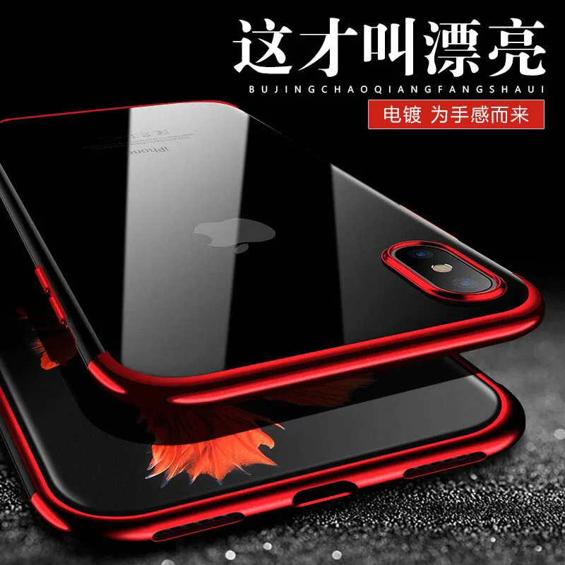 

High end electroplating Case For iPhone X XS Max XR Case For iPhone 7 8 Phone Cover For iPhone 6 6S Plus 6splus Cases