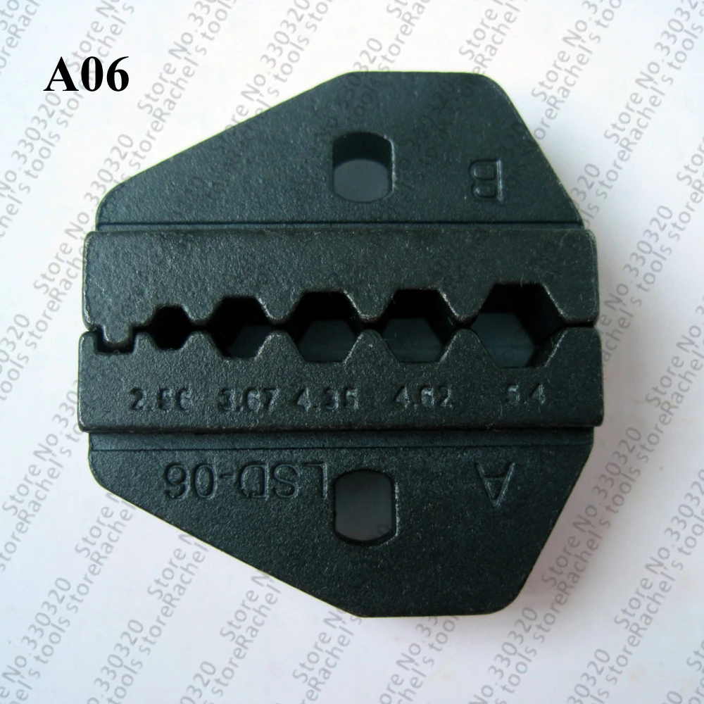 

A06 crimp tool die for crimping RG coaxial cable and terminal