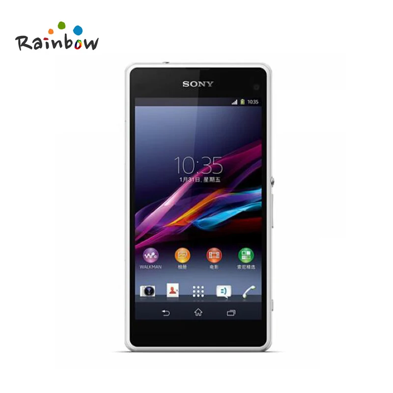 Sony Xperia Z1 компактный D5503 оригинальный разблокирована GSM Android-смартфон Quad-Core 2 ГБ Оперативная память 16 ГБ хранения 4,3 "WI-FI gps 2300 мАч