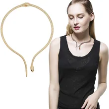 Ромашки, новинка, ювелирные изделия, ожерелья в виде животных, воротник, колье, Femme Bijoux, короткое колье в виде змеи, Neklace, для женщин, подарок девушке