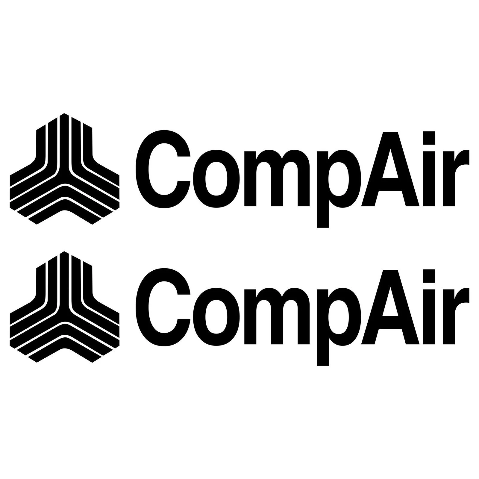 Для 2 х CompAir 48 см 12 aufkleber стикер kompressoren kompressor компрессор для стайлинга
