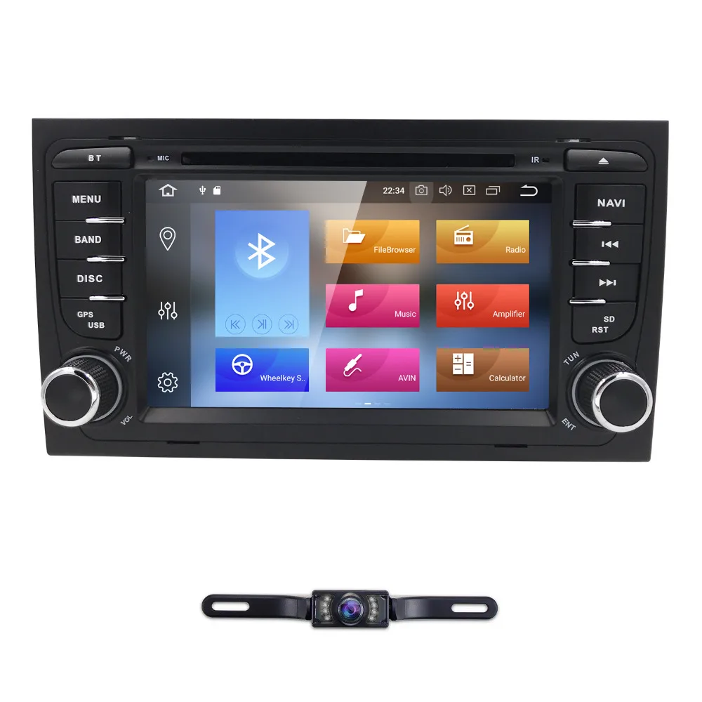 

2 din Android 8.0 Car DVD Multimedia Player for Seat Exeo Audi A4 B6 B7 2002 2003 2004 2005 2006 S4 RS4 B9 8ECar radio Head Unit