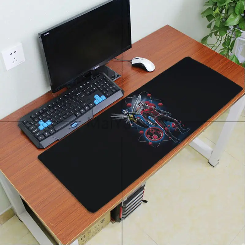 Lock Edge 40X90cm MaiYaCa Новое поступление герой Marvel ноутбук резиновый коврик для компьютерной мыши большой размер игровой коврик для мыши - Цвет: Lock Edge 40X90cm