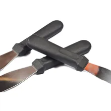 NHBR шпатель с Пластик ручка прямо крем масло ровной отвала скрепера угол 12 дюймов