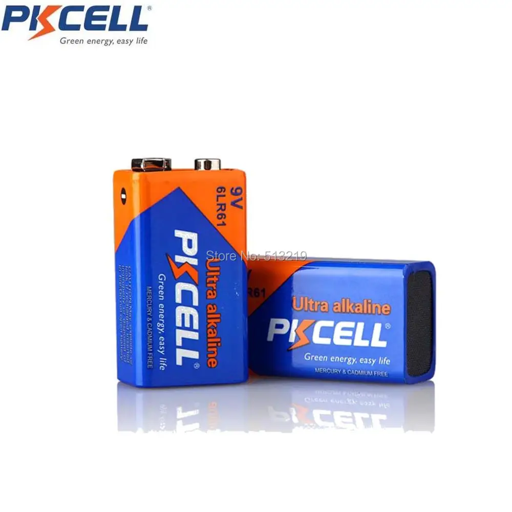 Электронный термометр PKCELL 6LR61 E22 5 шт. 9 В MN1604 522 с супер щелочной батареей