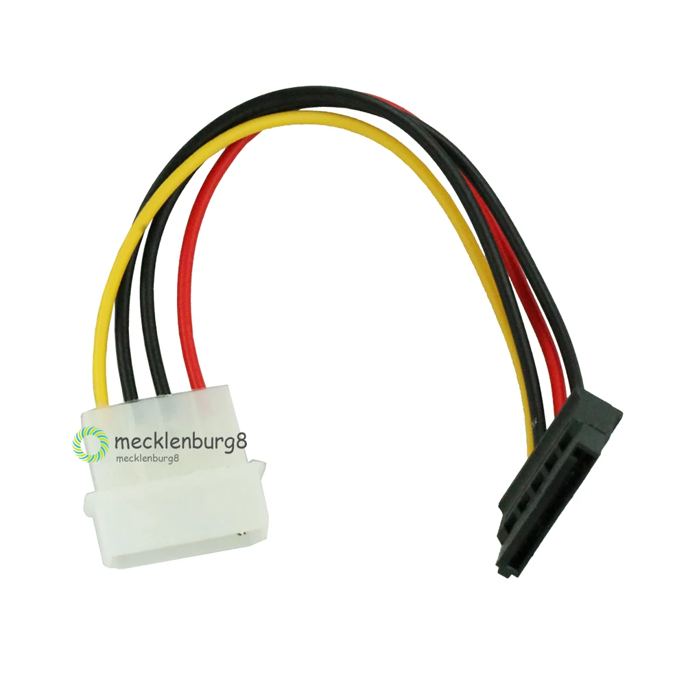 Адаптер питания для жесткого диска 2 шт./лот 4 Pin IDE Molex Male 15 Series ATA SATA|Запасные части|