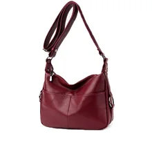 Женские кожаные сумки универсальные сумки через плечо модные сумки через плечо крупная сумка женские сумки Хобо