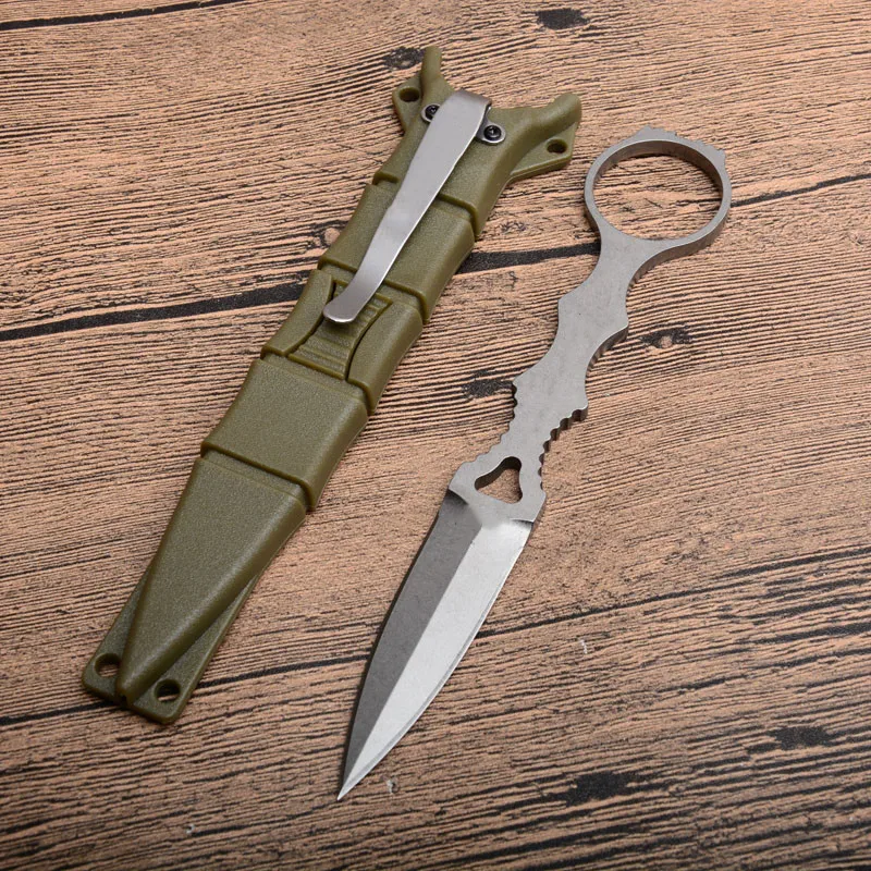 Высокое качество фиксированное D2 стальное лезвие нож камень мыть Открытый