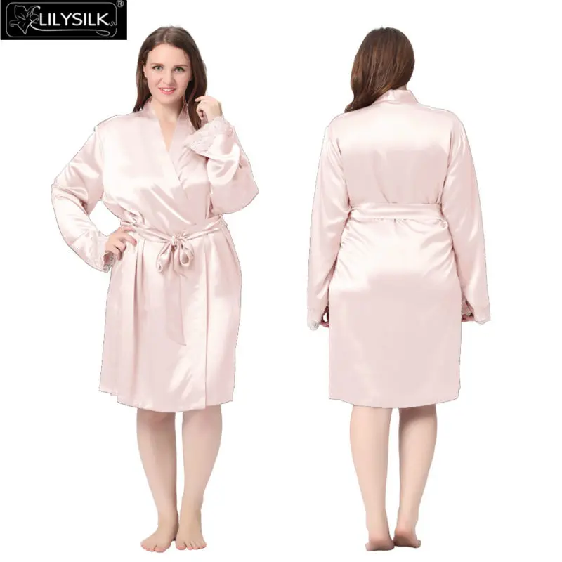 1000-light-pink-22-momme-lacey-cuff-short-silk-robe-plus-size-01