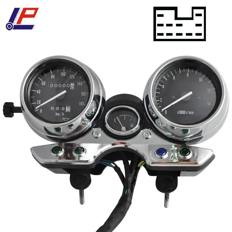 

LOPOR Gauges Cluster Speedometer GSX250 GSX400 GSX750 GK7BA GSX 250 400 750 Inazuma Tachometer Odometer Instrument Assembly