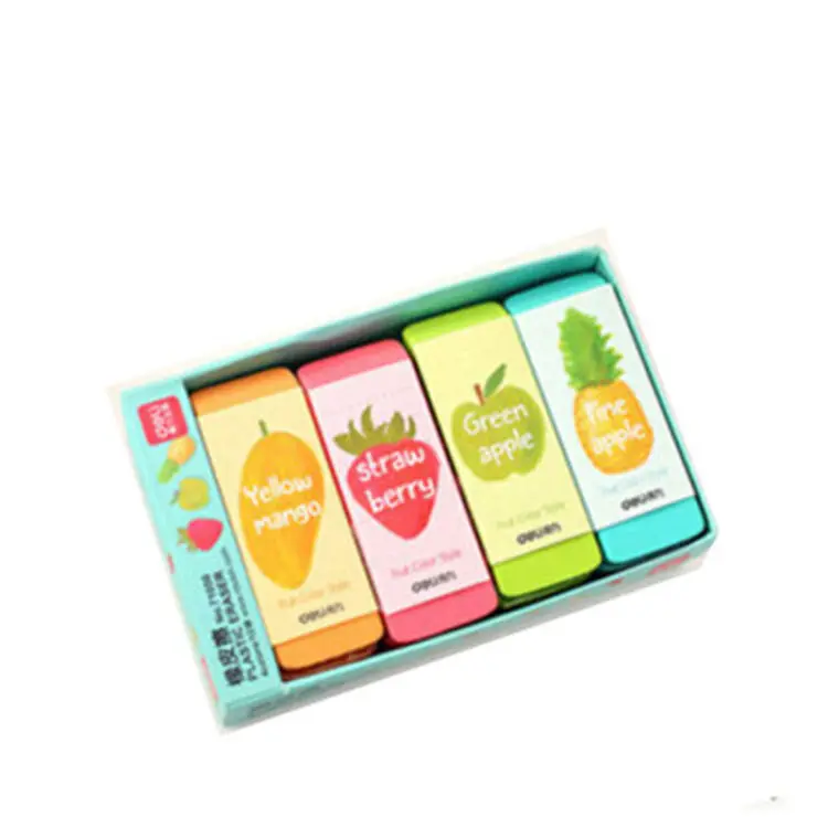Deli 71050 Large Color Eraser Fruit Eraser for Office and Learning