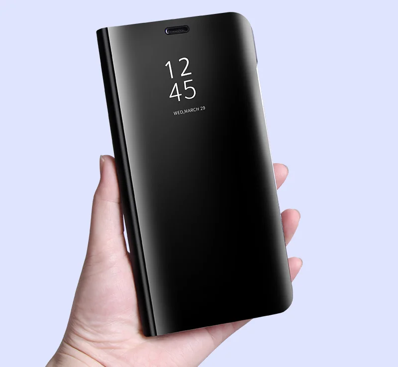 

Mirror Surface For Xiaomi Mi 8 8SE A1 MIX 2 cover Case for Xioami Redmi 4X 5 Plus Note 3 4 5 4X 5A Flip Stand Cases Smart Case